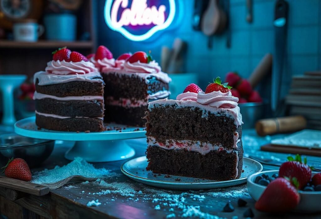 Chocolate Strawberry Cake